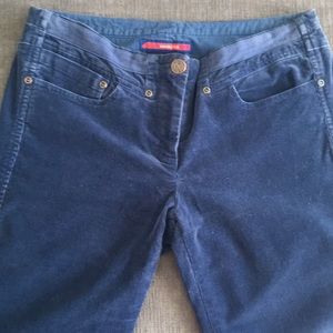 Navy blue corduroy jeans